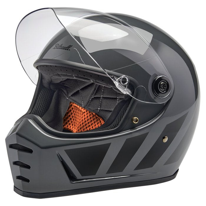 Casco Biltwell Lane Splitter Gris Inercia