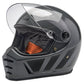 Casco Biltwell Lane Splitter Gris Inercia