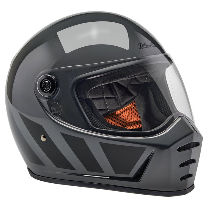 Casco Biltwell Lane Splitter Gris Inercia