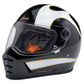 Casco Biltwell Lane Splitter Llamas Blancas