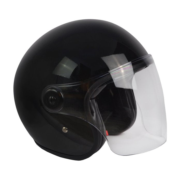 Casco By City Roadster III Negro Brillo Integral Fibra ECE 22.06