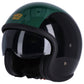 Casco Roeg Sundown Verde/Negro Jet Fibra ECE