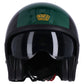 Casco Roeg Sundown Verde/Negro Jet Fibra ECE