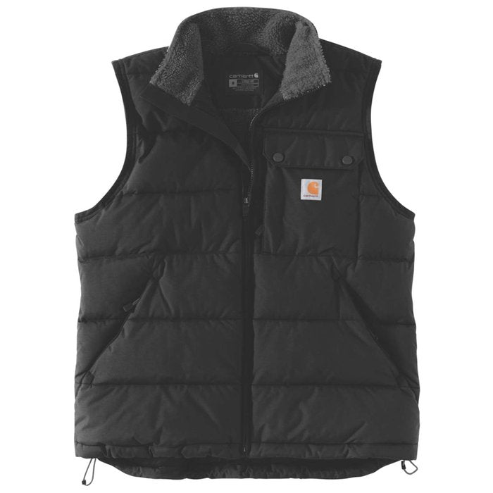 Título Shopify: Chaleco Carhartt Montana Loose Fit Negro Aislante Impermeable - URA Moto