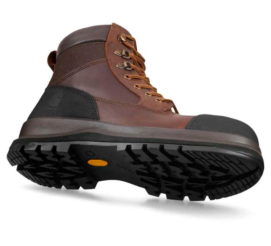 Bota Alta Carhartt Detroit 8" S3 Marrón Oscuro Rugged Flex EN ISO 20345
