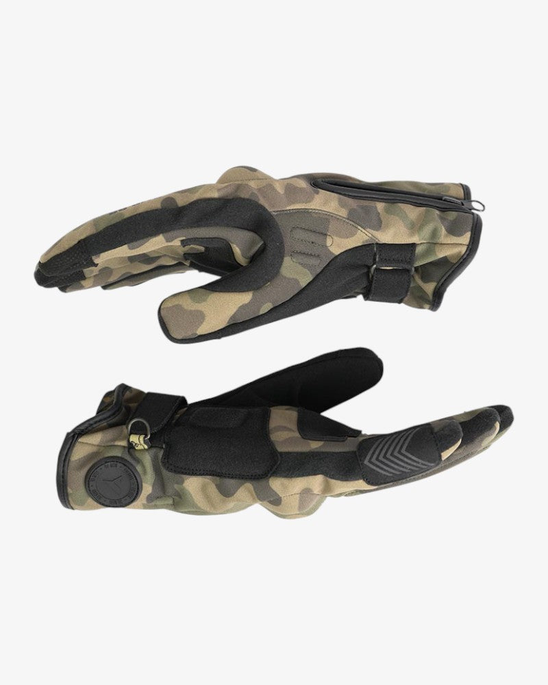 Guantes By City Iceland Camuflaje Softshell Invierno CE Nivel 1 - URA Moto