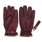 Guantes Loud Ride de 13 1/2 color burdeos