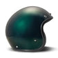 Casco DMD Retro Verde Oscuro Jet Fibra Vidrio ECE 22.06