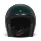 Casco DMD Retro Verde Oscuro Jet Fibra Vidrio ECE 22.06