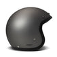 Casco DMD Retro Gris Mate Jet Fibra Vidrio ECE 22.06