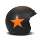 Casco DMD Retro Star Orange Jet Fibra Vidrio ECE 22.06