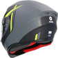 Casco Moto Integral Shiro SH-870 Gris Mate-Fluor - URA Moto
