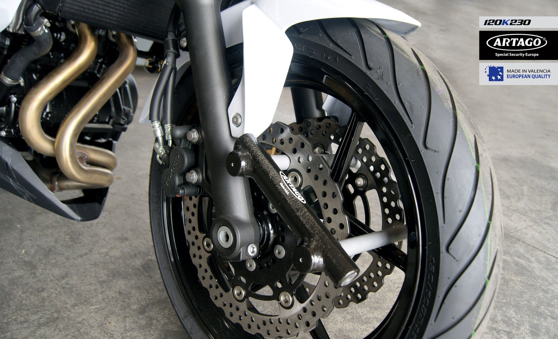 Antirrobo Moto Artago  U 120H220 - URA Moto