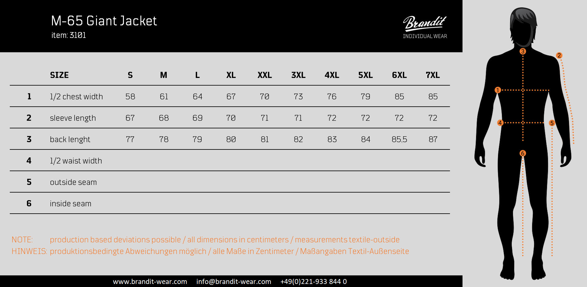 Chaqueta Brandit Giant M65 SW Camo - URA Moto