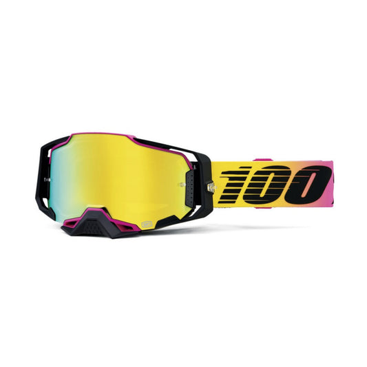 Gafas Moto 100% Armega Forecast Nuclear Citrus/Transparente