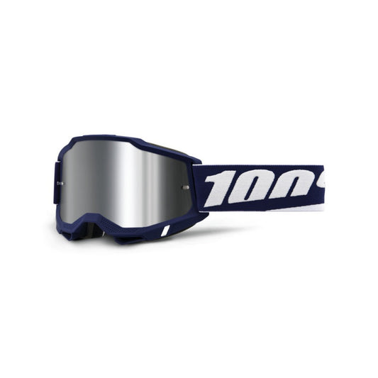 Gafas Moto MX 100% Accuri 2 Mifflin Plata Flash - URA Moto
