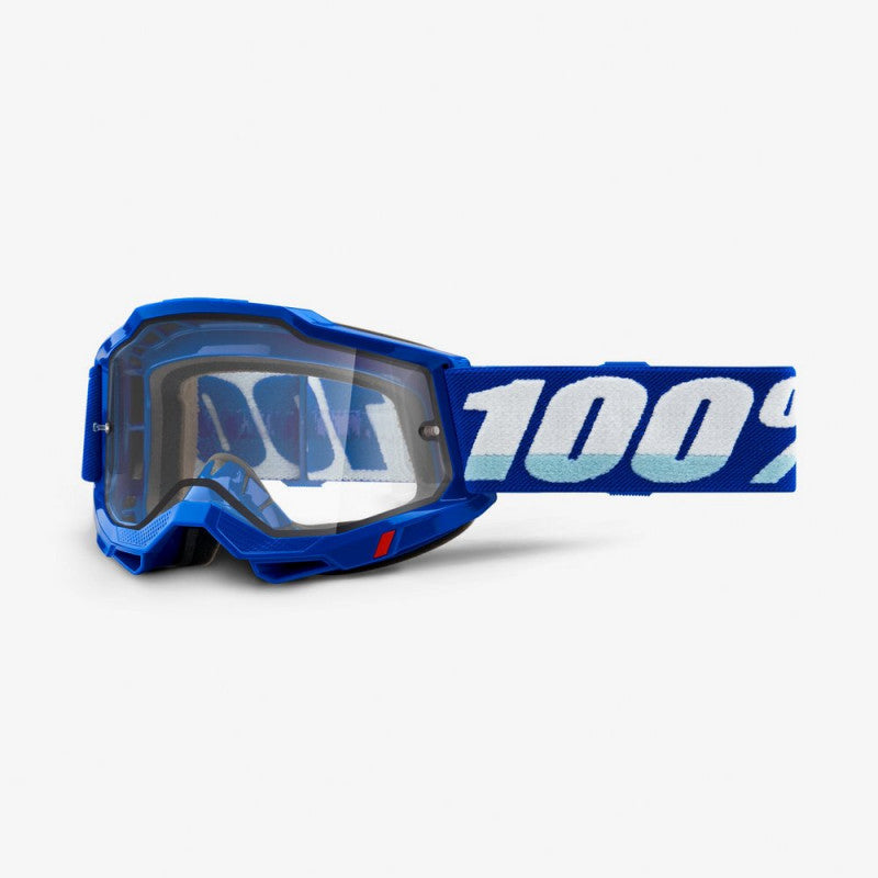 Gafas Moto MX 100% Accuri 2 Enduro Azul/Transparente - URA Moto