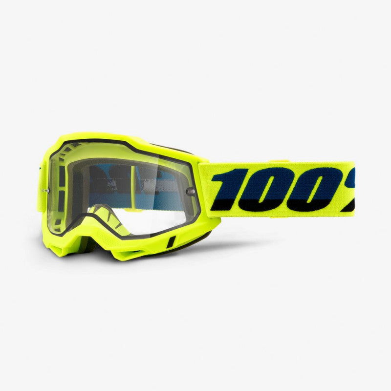 Gafas Moto MX 100% Accuri 2 Enduro Amarillo/Transparente - URA Moto