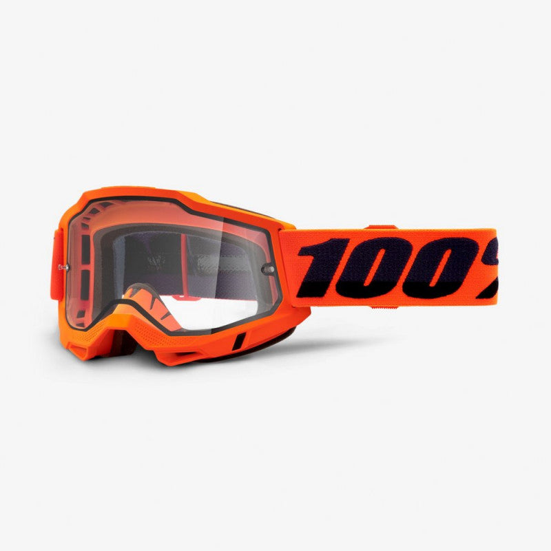 Gafas Moto MX 100% Accuri 2 Enduro Naranja/Transparente - URA Moto