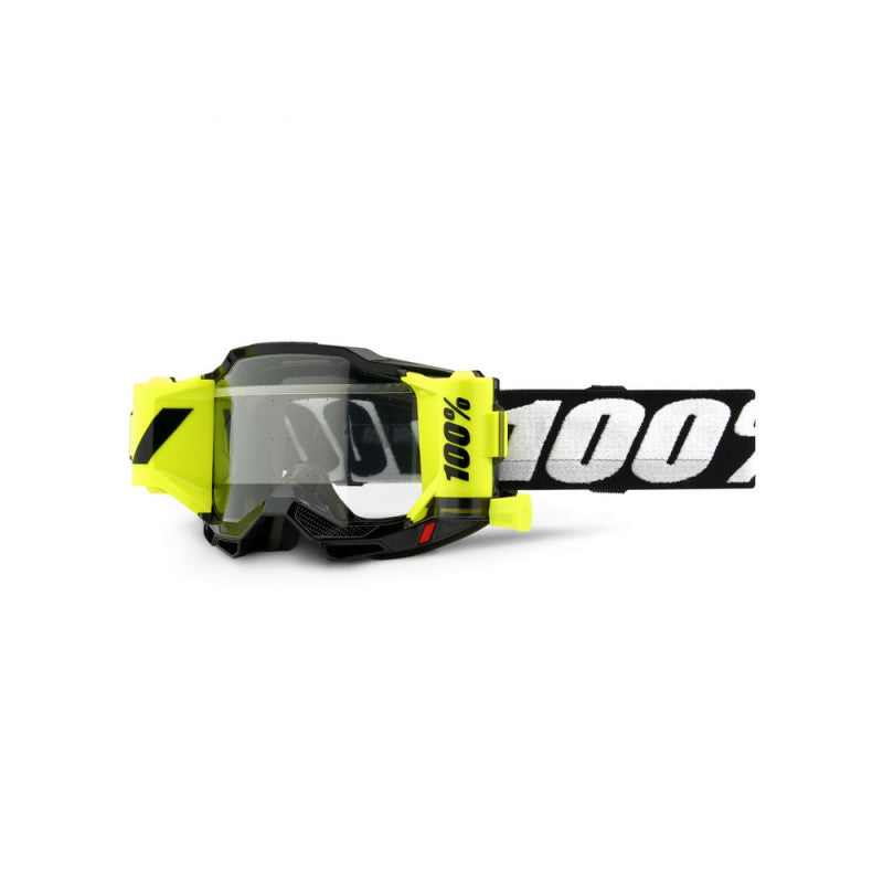 Gafas Moto MX 100% Accuri 2 Forecast Negro/Transparente - URA Moto