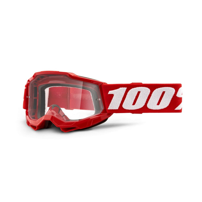 Gafas Moto MX 100% Accuri 2 Youth Rojo/Transparente - URA Moto