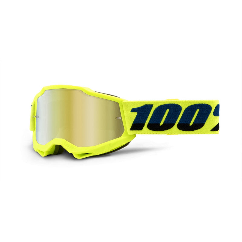 Gafas Moto MX 100% Accuri 2 Youth Amarillo/Oro Espejo - URA Moto