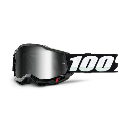 Gafas Moto MX 100% Armega Atac Plata Espejo - URA Moto