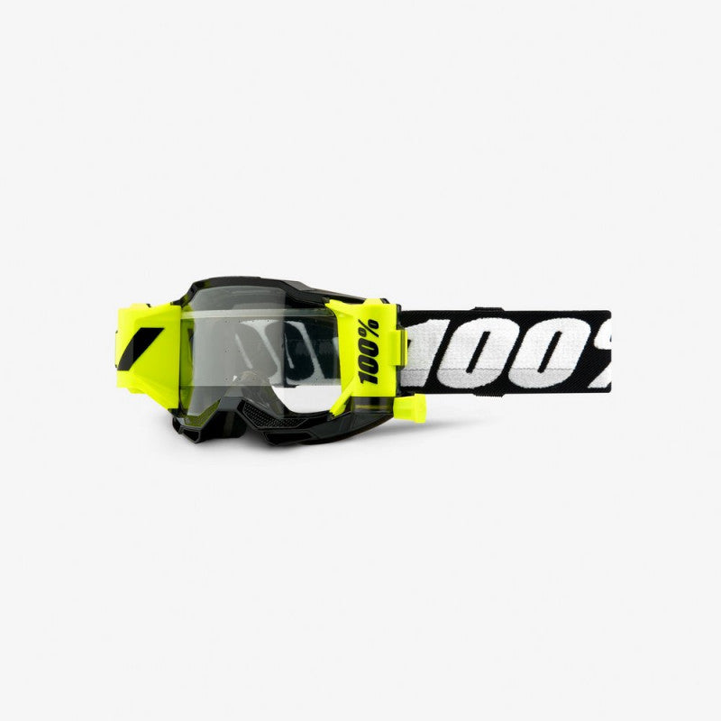 Gafas Moto MX 100% Accuri 2 Forecast Youth Negro/Transparente - URA Moto