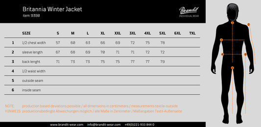 Chaqueta Brandit Invierno Britannia Indigo - URA Moto