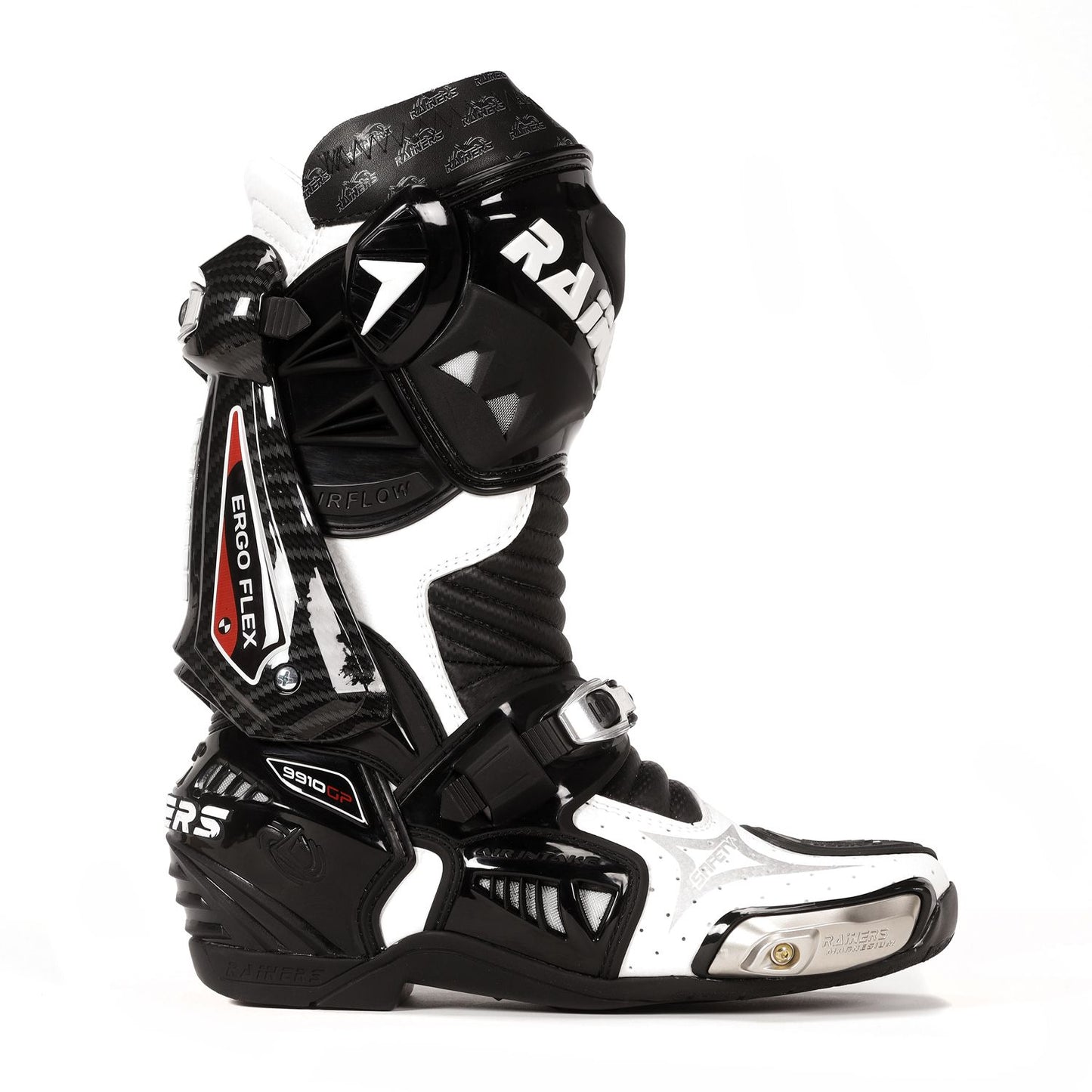 Botas Moto Racing Rainers 999GP Carbono Blancas - URA Moto