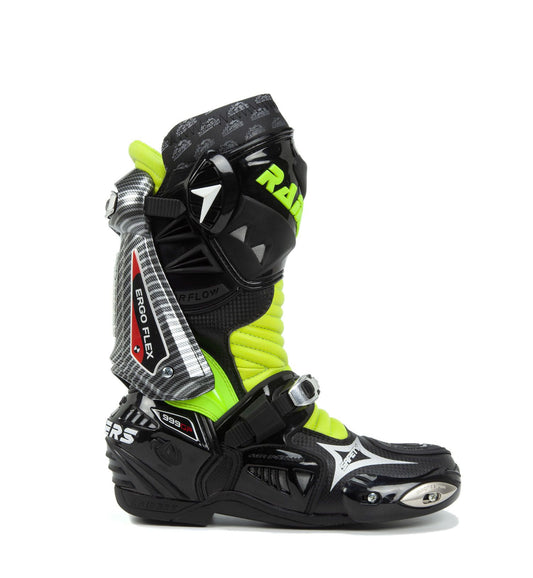 Botas Moto Racing Rainers 999GP Carbono Fluor - URA Moto