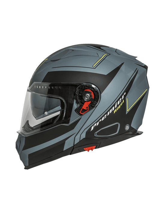 Casco Moto Modular Premier Delta Evo RG Y GREY BM - URA Moto
