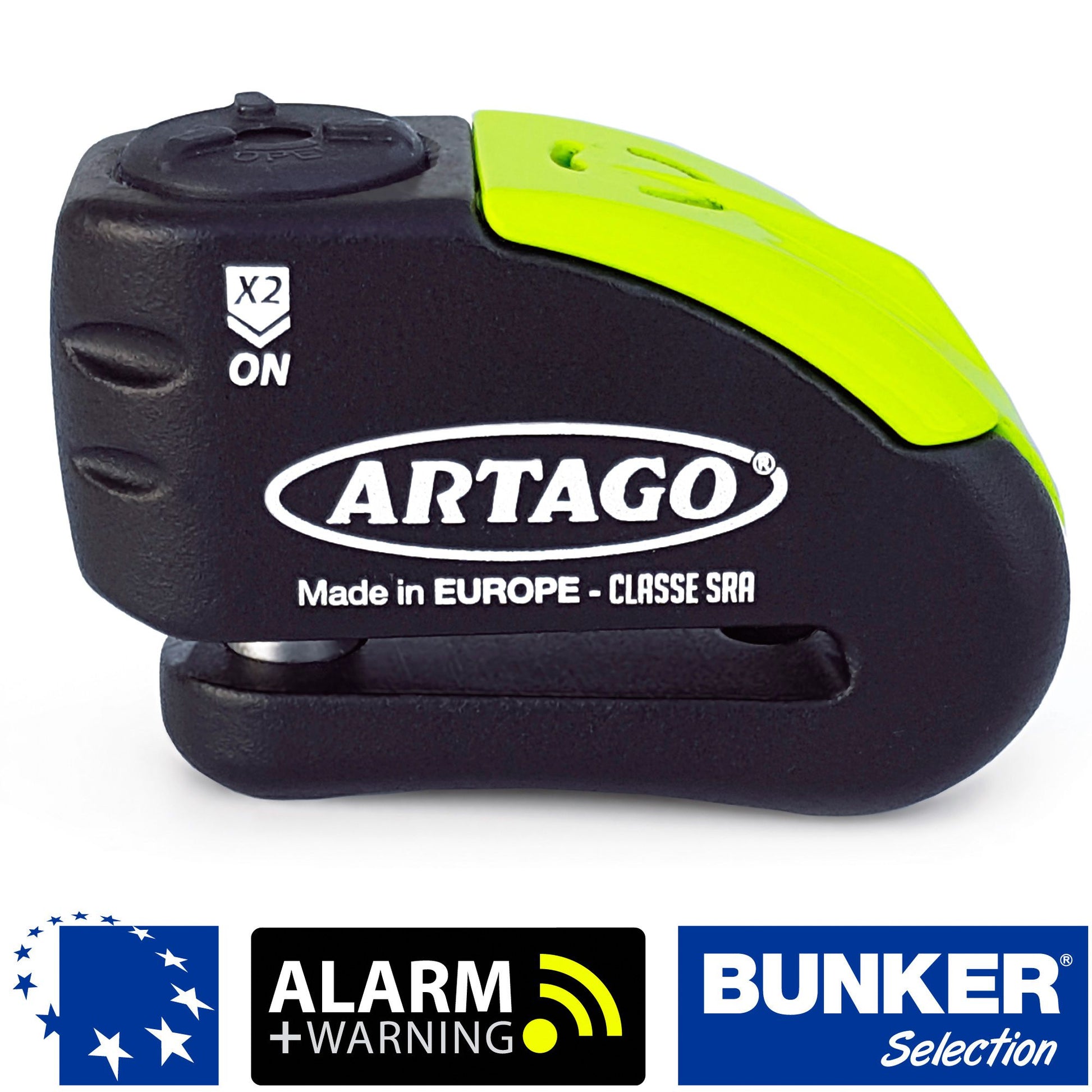 Antirrobo Alarma Disco Moto Artago 30X14 - URA Moto