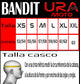 Casco Moto Integral Bandit Alien II Negro Mate - URA Moto