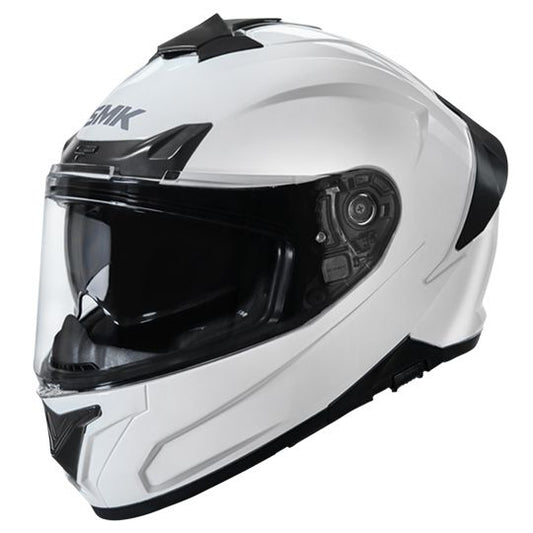 Casco moto SMK Integral Typhoon Blanco Brillante (GL100) - URA Moto