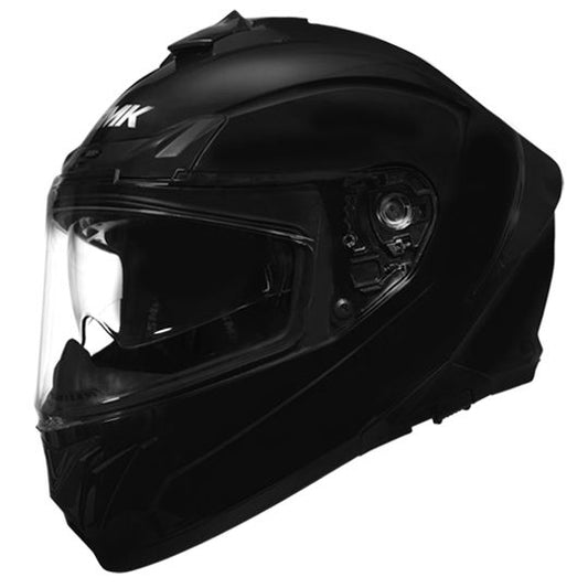 Casco moto SMK Integral Typhoon Negro Brillante (GL200) - URA Moto