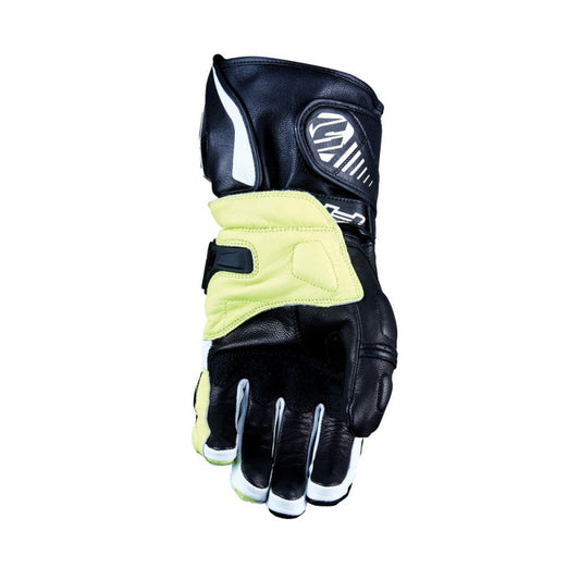 Guantes moto Five RFX3 v2 Negro/Amarillo Fluor - URA Moto