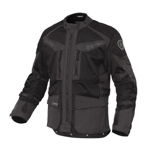 Chaqueta Moto Cordura Levior Arashi Negra/Gris - URA Moto