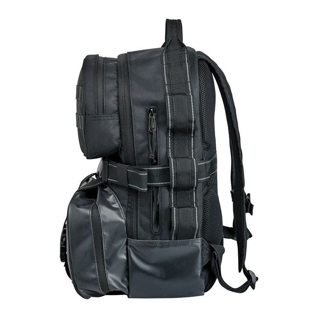 Mochila Moto Biltwell Exfil-48 Negra - Capacidad 48L Resistente y Versátil - URA Moto