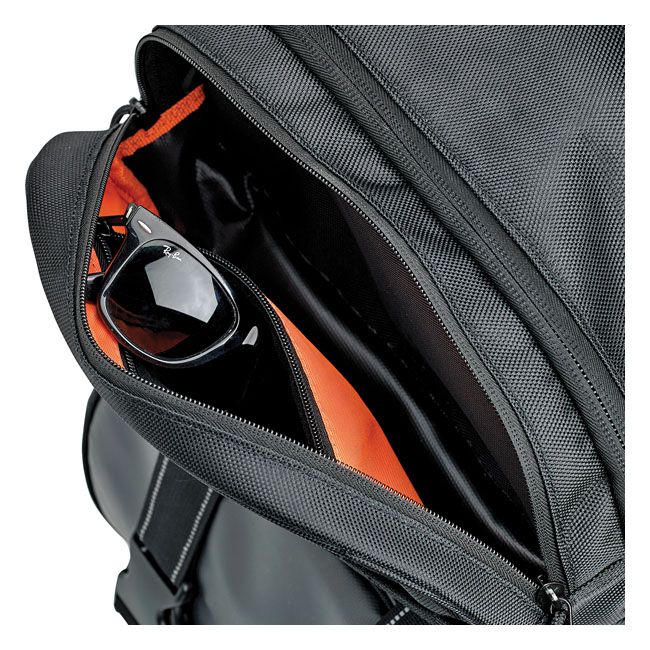 Mochila Moto Biltwell Exfil-48 Negra - Capacidad 48L Resistente y Versátil - URA Moto