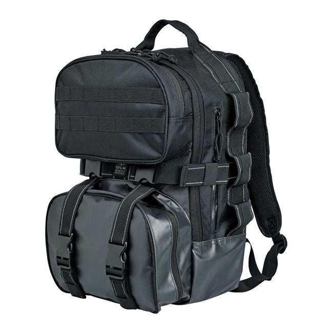Mochila Moto Biltwell Exfil-48 Negra - Capacidad 48L Resistente y Versátil - URA Moto