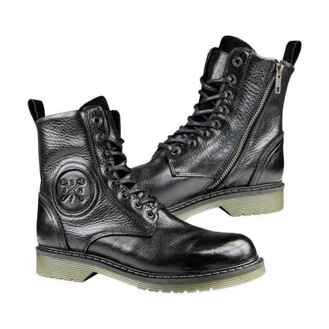 Botas Moto Mujer John Doe Sixty Negro - URA Moto