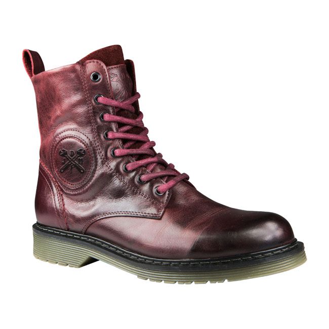 Botas Moto Mujer John Doe Sixty Burdeos - URA Moto