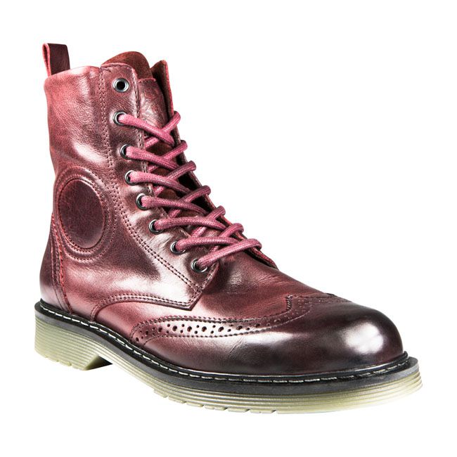 Botas Moto Mujer John Doe Sixty  Budapest Burdeos - URA Moto