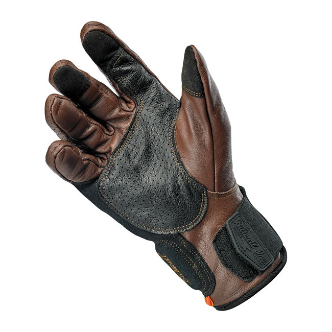 Guante Moto Biltwell Borrego Chocolate-Black - URA Moto