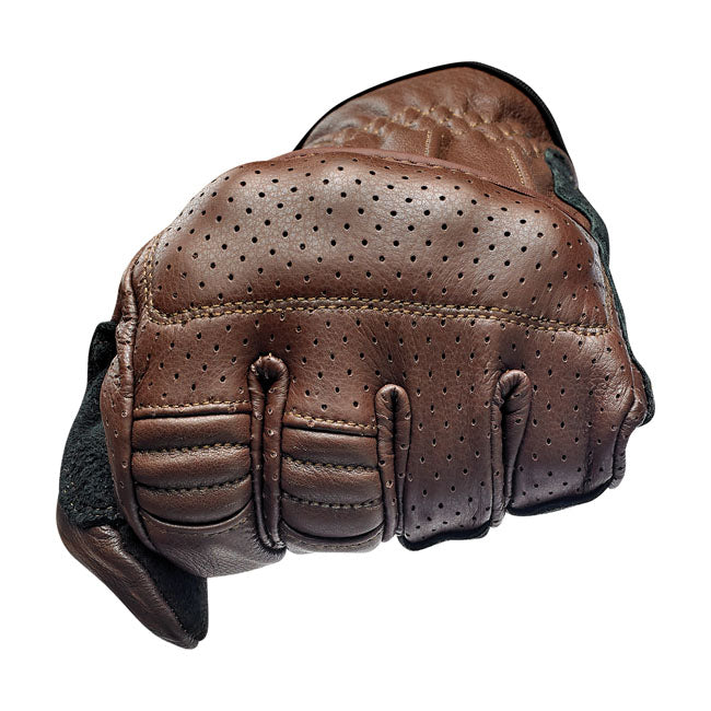 Guante Moto Biltwell Borrego Chocolate-Black - URA Moto