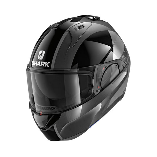 Casco moto Shark Modular EVO-ES Negro - URA Moto