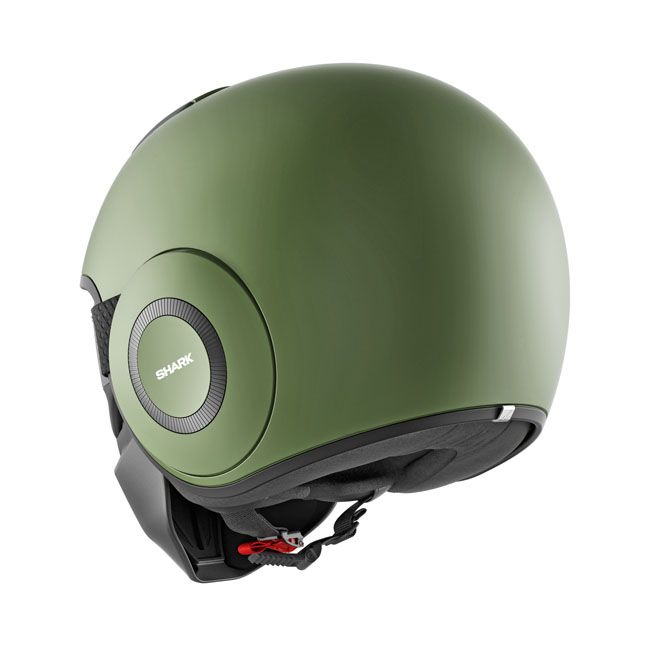 Casco moto Shark Jet Street-Drak Verde Mate - URA Moto