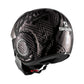Casco moto Shark Jet Street-Drak Negro/Plata Mate - URA Moto