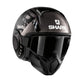 Casco moto Shark Jet Street-Drak Negro/Plata Mate - URA Moto